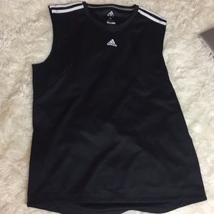 Black MENS adidas workout shirt